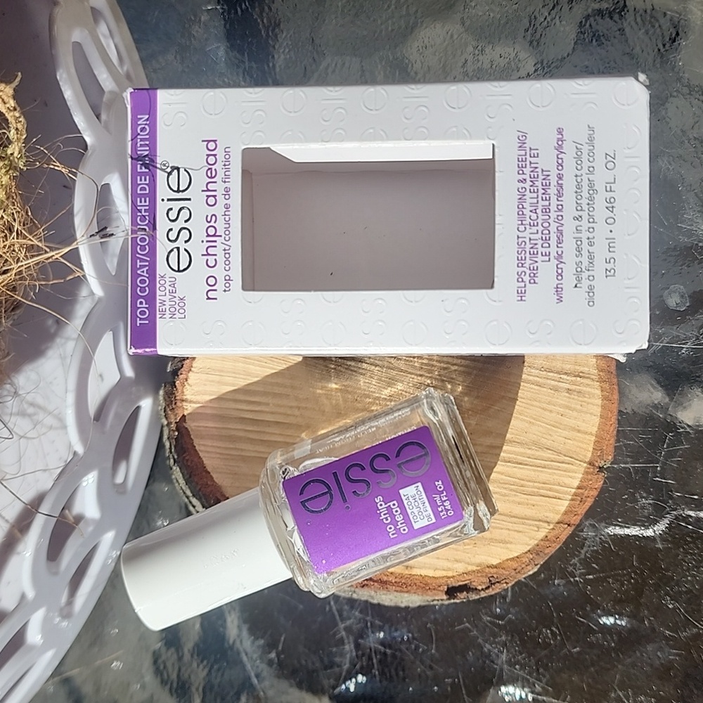 essie No Chips Ahead Clear Top Coat - chip-resistant - 0.46 fl oz